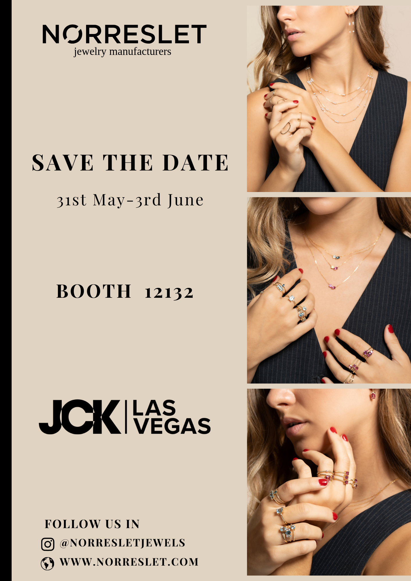 Save the Date - Las Vegas 31st May - 3rd June 